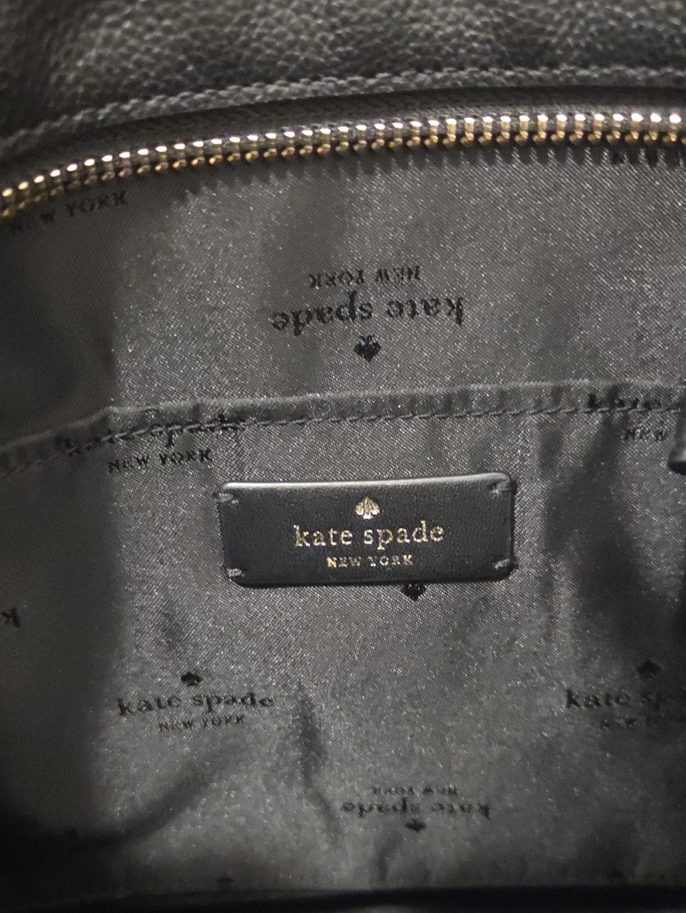 Kate Spade Black Pebbled Leather Crossbody Bag - Picture 6 of 6